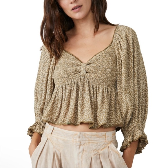 Free People Brittnee Printed Top - Picture 2 of 12